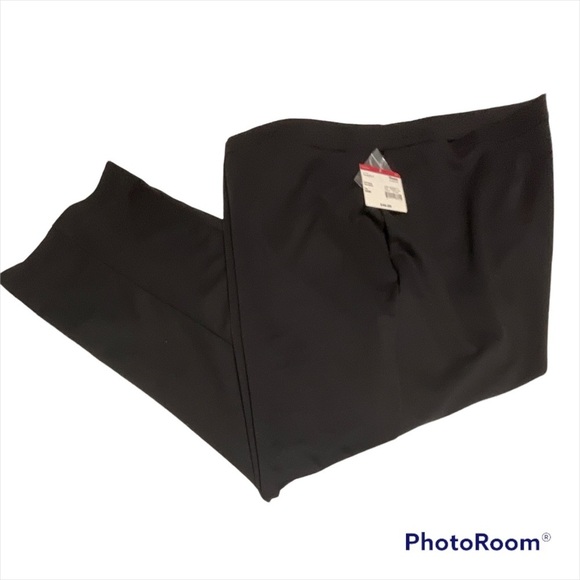 NWT Womens Covington Black Ponte Pants RN# 15099 Plus Size 24W **NEW** - Picture 1 of 5